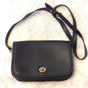 Vintage Coach Style Crossbody Purse